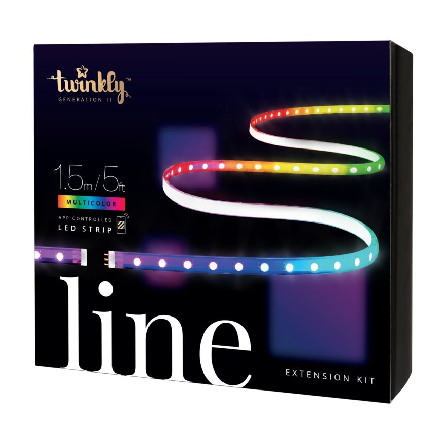 Twinkly - LED RGB Produljiva prigušiva traka LINE 100xLED 1,5 m Wi-Fi