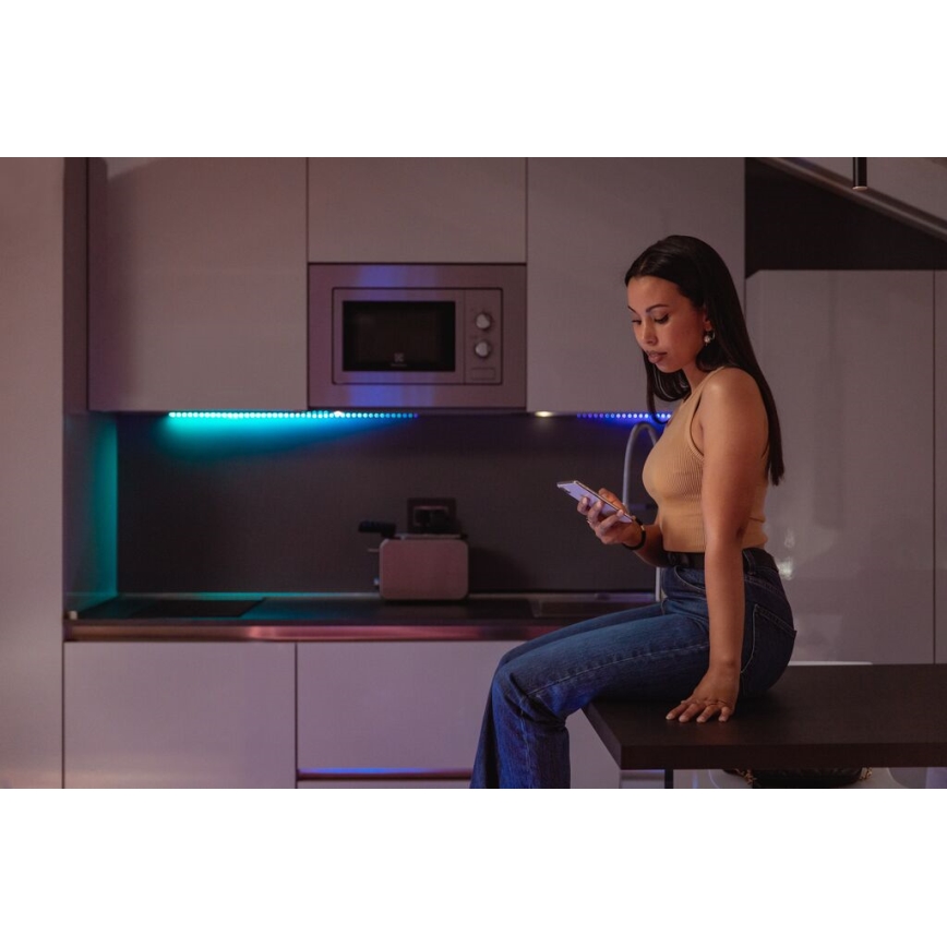 Twinkly - LED RGB Prigušiva traka LINE 100xLED 1,5 m Wi-Fi