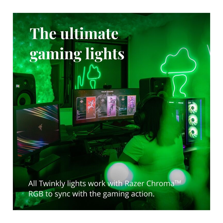 Twinkly - LED RGB Prigušiva traka LINE 100xLED 1,5 m Wi-Fi