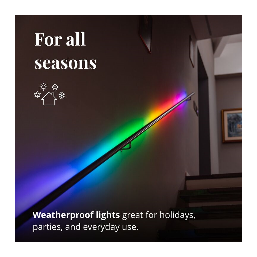 Twinkly - LED RGB Prigušiva traka LINE 100xLED 1,5 m Wi-Fi