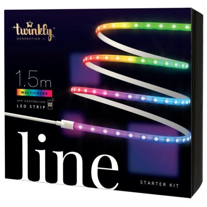 Twinkly - LED RGB Prigušiva traka LINE 100xLED 1,5 m Wi-Fi