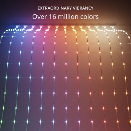 Twinkly - LED RGB vanjska božićna zavjesa s prigušivanjem 260xLED 1,2x1,9 m IP44 Wi-Fi
