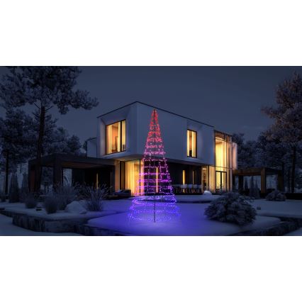Twinkly - LED RGBW Dimmable vanjska božićna jelka LIGHT TREE 1000xLED 6 m IP44 Wi-Fi