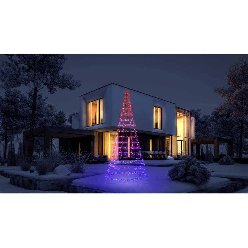 Twinkly - LED RGBW Dimmable vanjska božićna jelka LIGHT TREE 1000xLED 6 m IP44 Wi-Fi