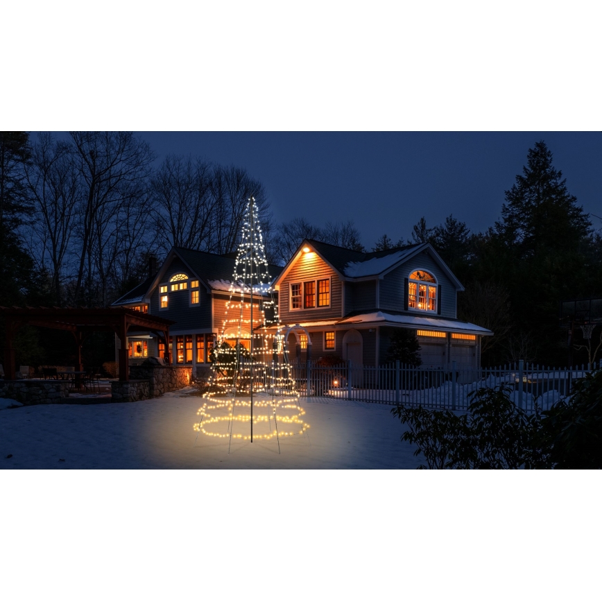 Twinkly - LED RGBW Dimmable vanjska božićna jelka LIGHT TREE 1000xLED 6 m IP44 Wi-Fi