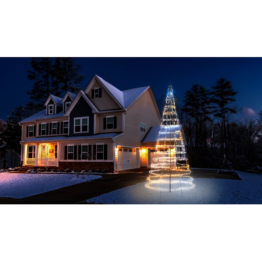 Twinkly - LED RGBW Dimmable vanjska božićna jelka LIGHT TREE 1000xLED 6 m IP44 Wi-Fi