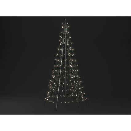 Twinkly - LED RGBW Prigušivo vanjsko božićno drvce LIGHT TREE 300xLED 2m IP44 Wi-Fi