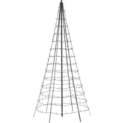 Twinkly - LED RGBW Prigušivo vanjsko božićno drvce LIGHT TREE 300xLED 2m IP44 Wi-Fi