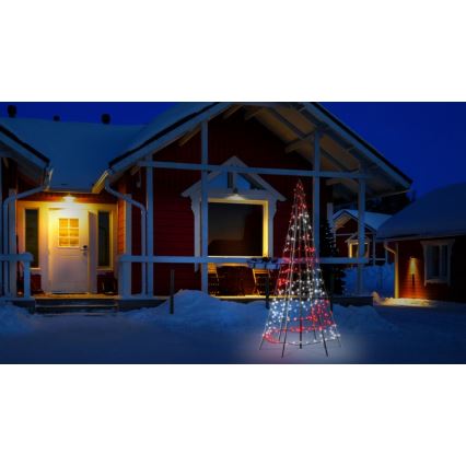 Twinkly - LED RGBW Prigušivo vanjsko božićno drvce LIGHT TREE 300xLED 2m IP44 Wi-Fi