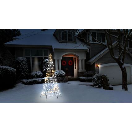 Twinkly - LED RGBW Prigušivo vanjsko božićno drvce LIGHT TREE 300xLED 2m IP44 Wi-Fi