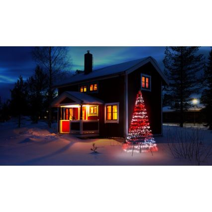 Twinkly - LED RGBW Prigušivo vanjsko božićno drvce LIGHT TREE 450xLED 3m IP44 Wi-Fi