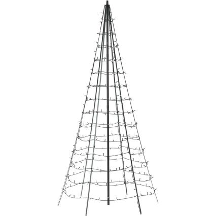 Twinkly - LED RGBW Prigušivo vanjsko božićno drvce LIGHT TREE 450xLED 3m IP44 Wi-Fi