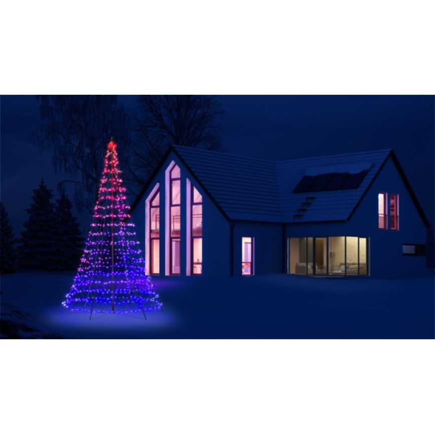 Twinkly - LED RGBW vanjsko podesivo božićno drvce LIGHT TREE 750xLED 4m IP44 Wi-Fi