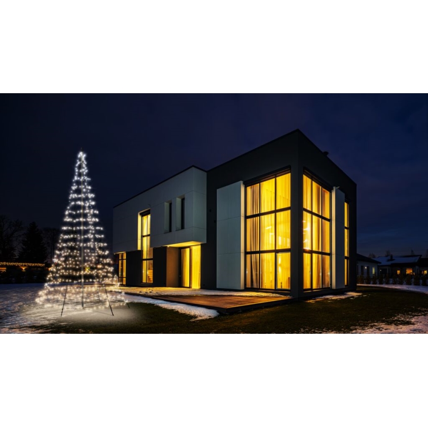 Twinkly - LED RGBW vanjsko podesivo božićno drvce LIGHT TREE 750xLED 4m IP44 Wi-Fi