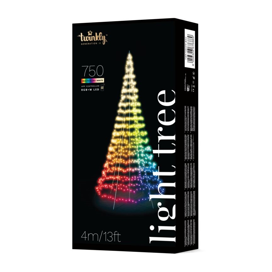 Twinkly - LED RGBW vanjsko podesivo božićno drvce LIGHT TREE 750xLED 4m IP44 Wi-Fi