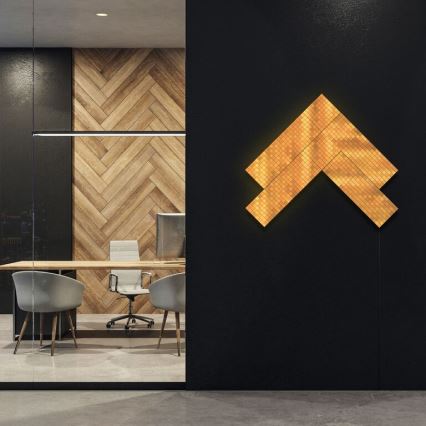 Twinkly - LED RGB Prigušivi panel SQUARES 64xLED 16x16 cm Wi-Fi