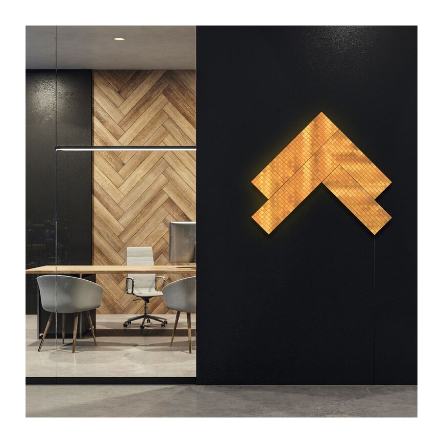 Twinkly - LED RGB Prigušivi panel SQUARES 64xLED 16x16 cm Wi-Fi