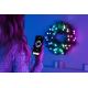 Twinkly - LED RGB Prigušivi božićni vijenac PRE-LIT WREATH 50xLED pr. 61cm Wi-Fi