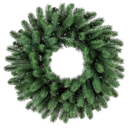 Twinkly - LED RGB Prigušivi božićni vijenac PRE-LIT WREATH 50xLED pr. 61cm Wi-Fi