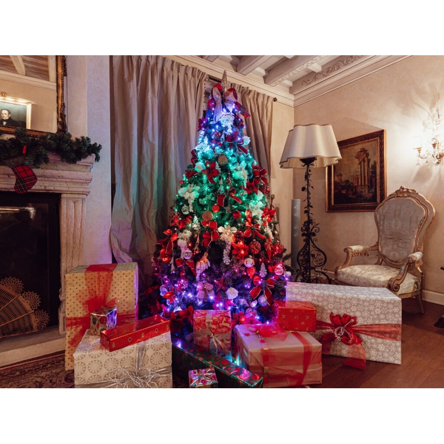 Twinkly - LED RGB Prigušive vanjske božićne lampice STRINGS 100xLED 11,5m IP44 Wi-Fi