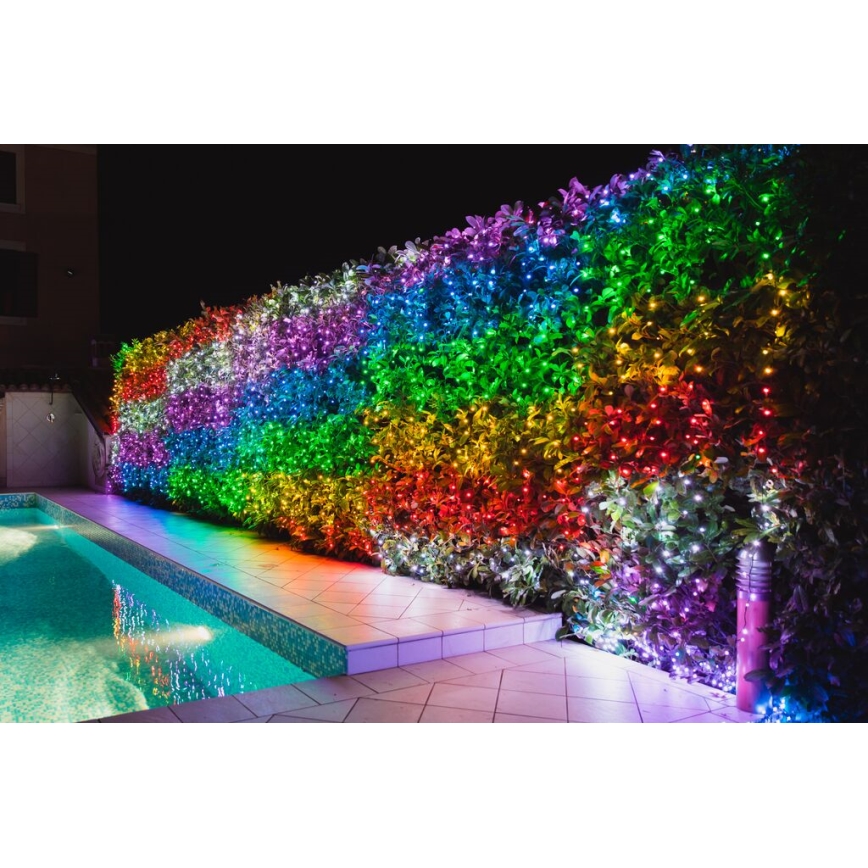 Twinkly - LED RGB Prigušive vanjske božićne lampice STRINGS 100xLED 11,5m IP44 Wi-Fi