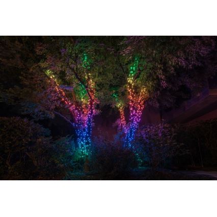 Twinkly - LED RGB Prigušive vanjske božićne lampice STRINGS 100xLED 11,5m IP44 Wi-Fi