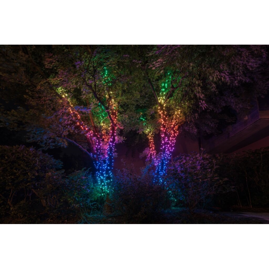 Twinkly - LED RGB Prigušive vanjske božićne lampice STRINGS 100xLED 11,5m IP44 Wi-Fi