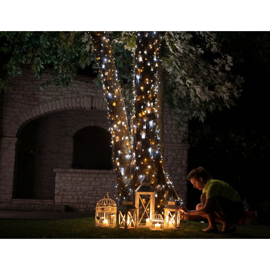 Twinkly - LED Prigušive vanjske božićne lampice STRINGS 250xLED 23,5m IP44 Wi-Fi