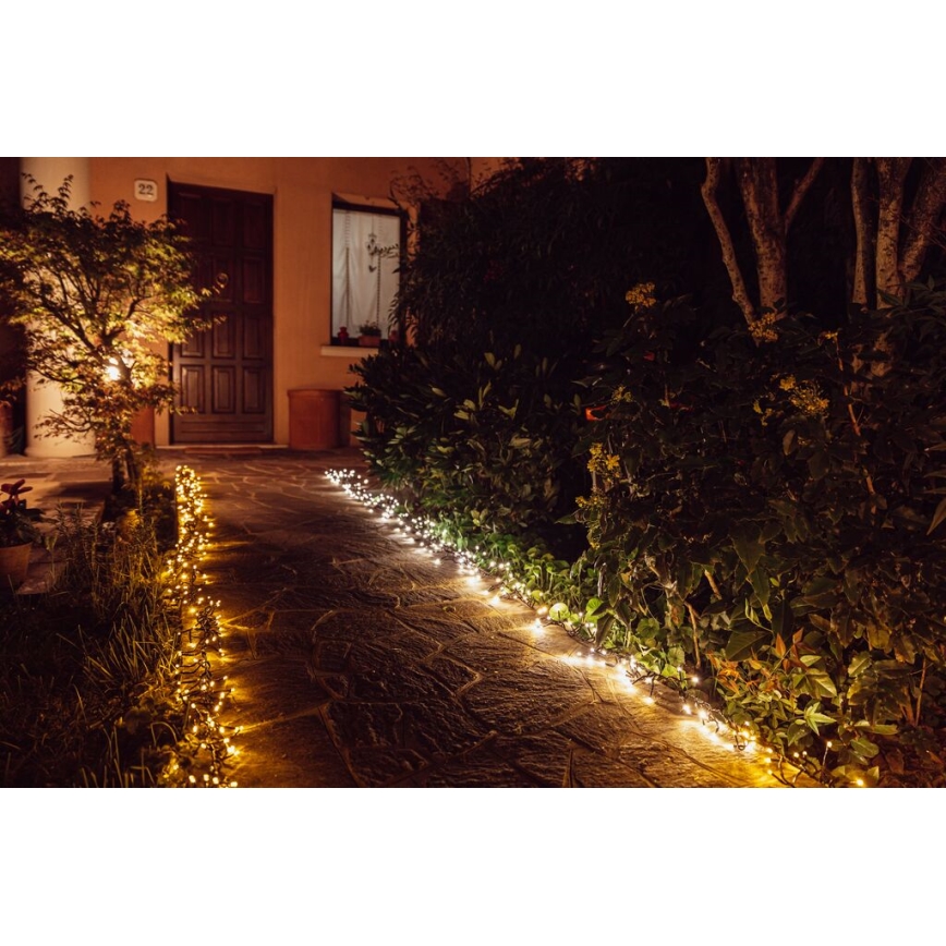 Twinkly - LED Prigušive vanjske božićne lampice STRINGS 250xLED 23,5m IP44 Wi-Fi