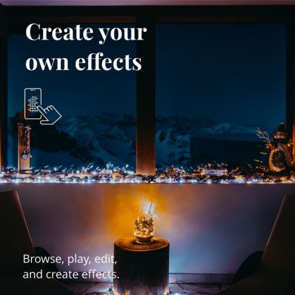 Twinkly - LED Prigušive vanjske božićne lampice STRINGS 250xLED 23,5m IP44 Wi-Fi