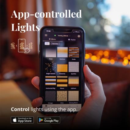 Twinkly - LED Prigušive vanjske božićne lampice STRINGS 250xLED 23,5m IP44 Wi-Fi