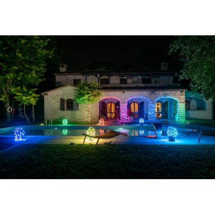 Twinkly - LED RGBW Prigušive vanjske božićne lampice STRINGS 250xLED 23,5m IP44 Wi-Fi