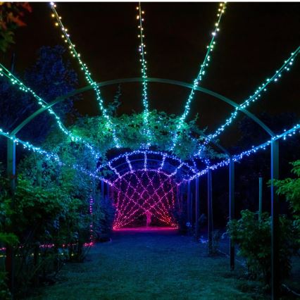 Twinkly - LED RGBW Prigušive vanjske božićne lampice STRINGS 250xLED 23,5m IP44 Wi-Fi