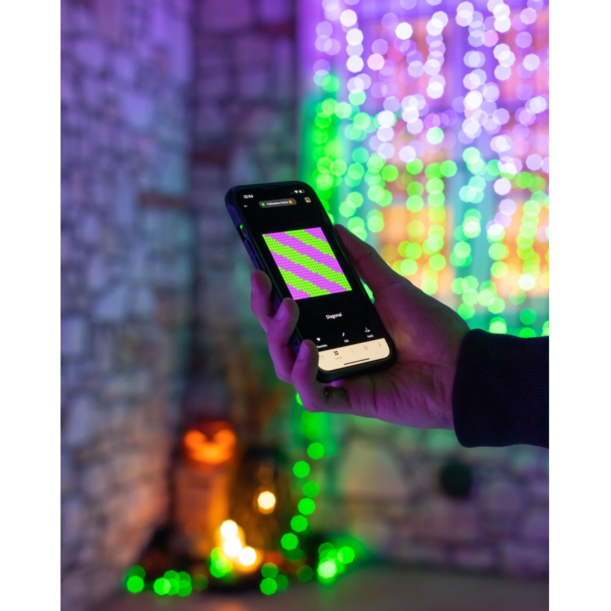 Twinkly - LED RGBW s mogućnošću prigušivanja vanjski božićni niz STRINGS 250xLED 23,5m IP44 Wi-Fi