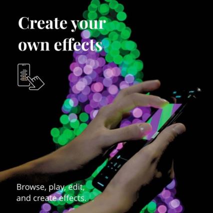 Twinkly - LED RGBW vanjski niz s mogućnošću prigušivanja STRINGS 250xLED 23,5 m IP44 Wi-Fi