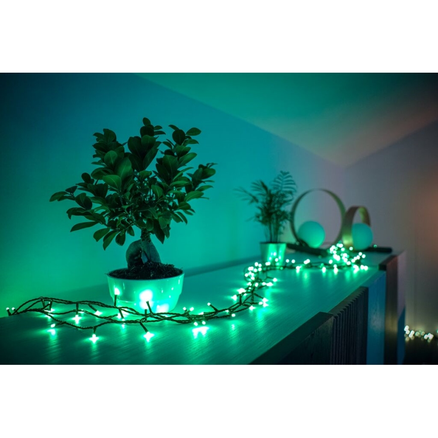 Twinkly - LED RGB Prigušive vanjske božićne lampice STRINGS 250xLED 23,5m IP44 Wi-Fi