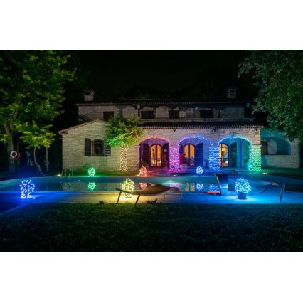 Twinkly - LED RGB vanjski niz STRINGS 250xLED 23,5m IP44 Wi-Fi s mogućnošću prigušivanja