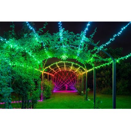 Twinkly - LED RGB vanjski niz STRINGS 250xLED 23,5m IP44 Wi-Fi s mogućnošću prigušivanja