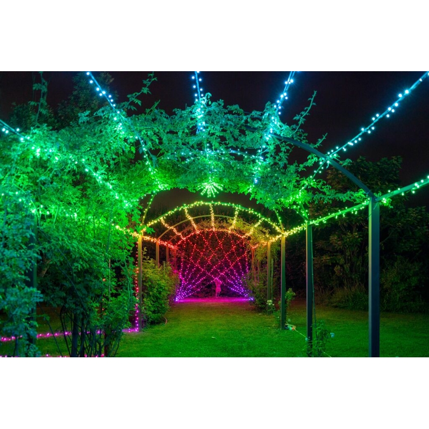 Twinkly - LED RGB vanjski niz STRINGS 250xLED 23,5m IP44 Wi-Fi s mogućnošću prigušivanja