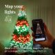 Twinkly - LED RGBW Prigušive vanjske božićne lampice STRINGS 400xLED 35,5m IP44 Wi-Fi