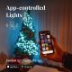 Twinkly - LED RGB Prigušive vanjske božićne lampice STRINGS 600xLED 51,5m IP44 Wi-Fi