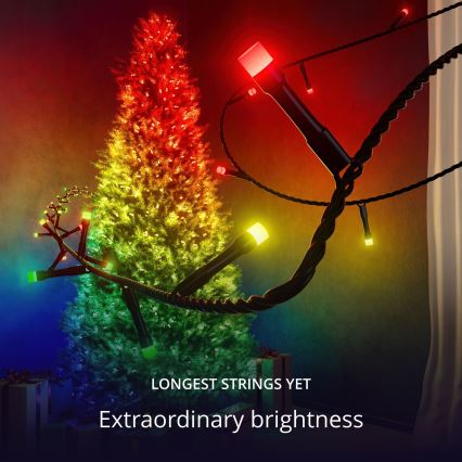 Twinkly - LED RGB Prigušive vanjske božićne lampice STRINGS 750xLED 63,5m IP44 Wi-Fi