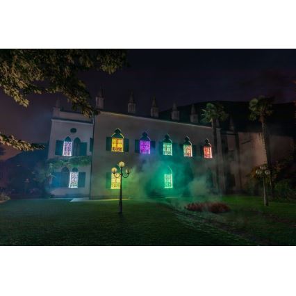 Twinkly - LED RGBW Prigušiva vanjska božićna svjetlosna zavjesa CURTAIN 210xLED 6,1m IP44 Wi-Fi