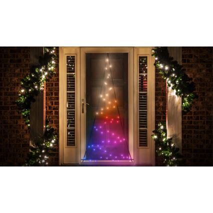 Twinkly - LED RGBW Prigušivo vanjsko božićno drvce LIGHT TREE 70xLED IP44 Wi-Fi
