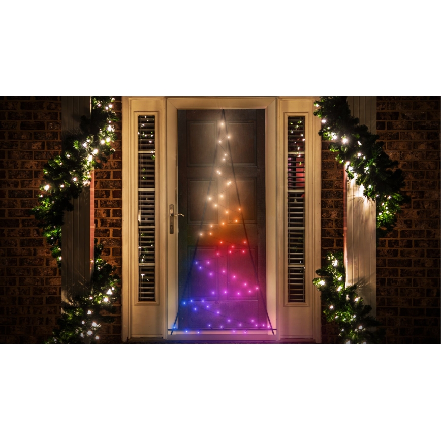 Twinkly - LED RGBW Prigušivo vanjsko božićno drvce LIGHT TREE 70xLED IP44 Wi-Fi