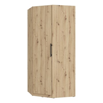 Ugaoni garderobni ormar MARO 94x213 cm hrast artisan