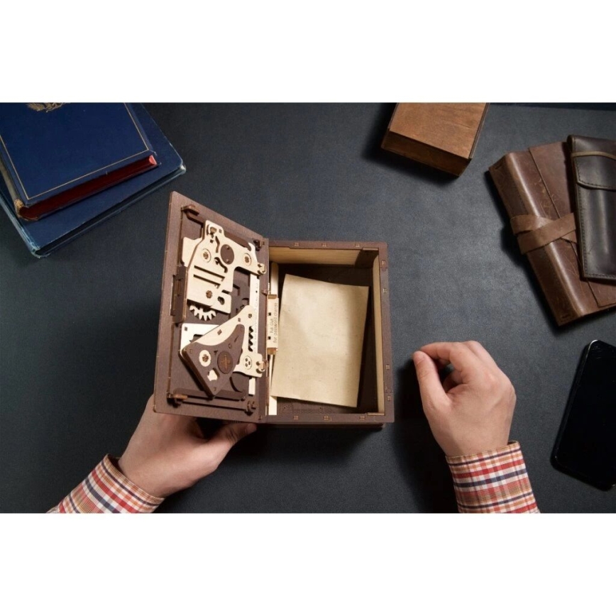 Ugears - 3D drvena mehanička slagalica Knjiga tajni