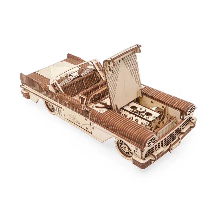 Ugears - 3D drvene mehaničke puzzle Cabriolet