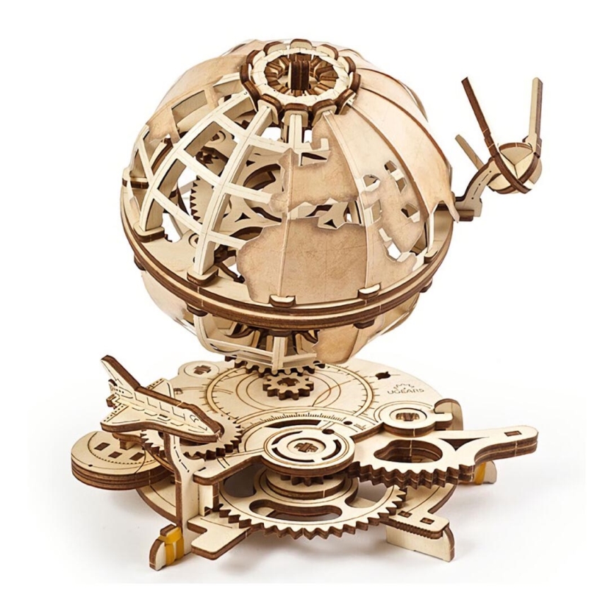 Ugears - 3D drvene mehaničke puzzle Globus