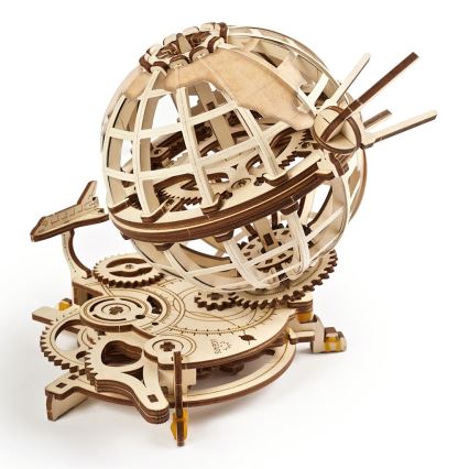 Ugears - 3D drvene mehaničke puzzle Globus